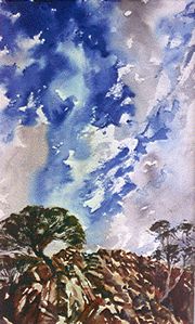 Ormiston Gorge watercolour