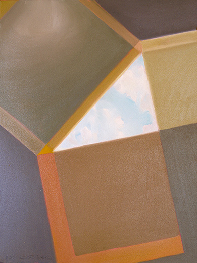 Pythagoras Window, painting by Wayne Roberts